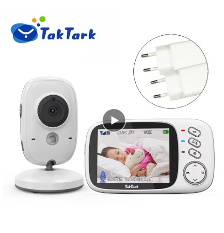 מוניטור וידאו לתינוק TakTark עם ראיית לילה